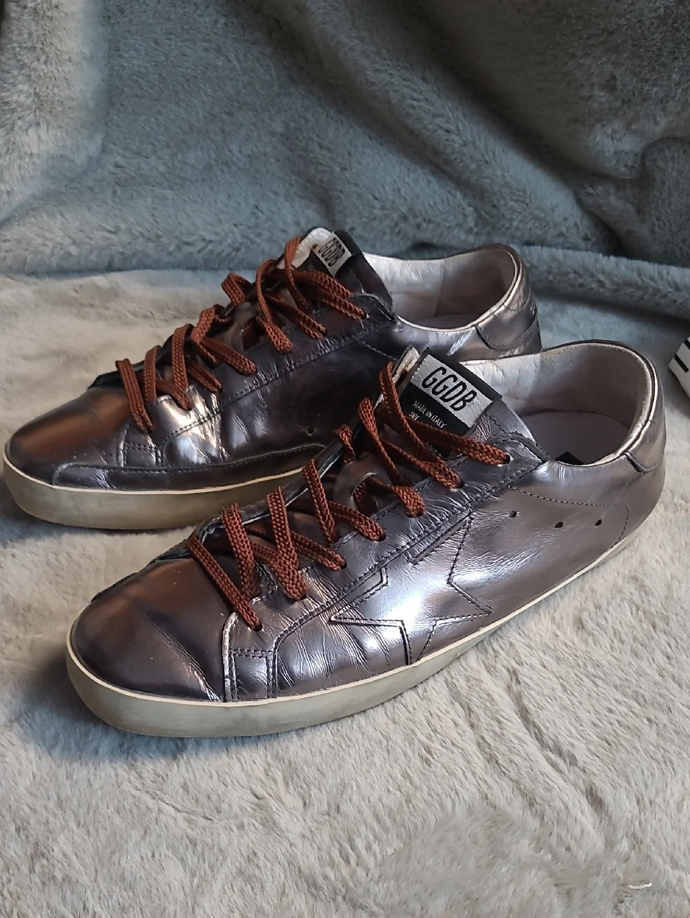 Golden Goose Superstar Metallic Bronze Leather Mens U.S. 10 / 43 - Picture 9 of 10